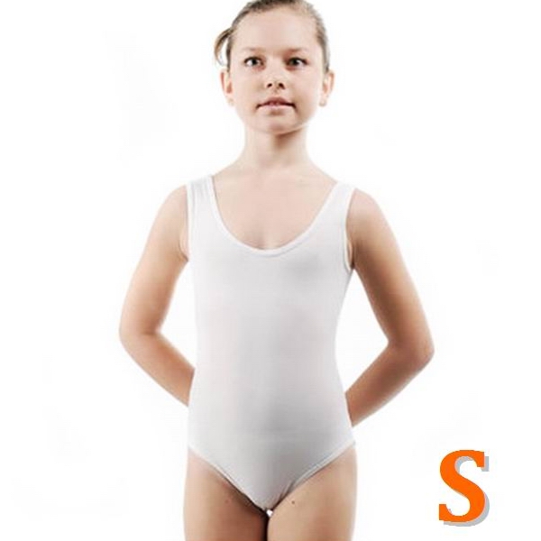 Tank Leotard GP mod. MADLEN s. S (158) White Polyamide B1L30-S